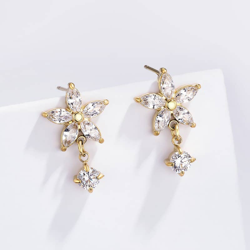 Flower Ohrringe | 18K vergoldet