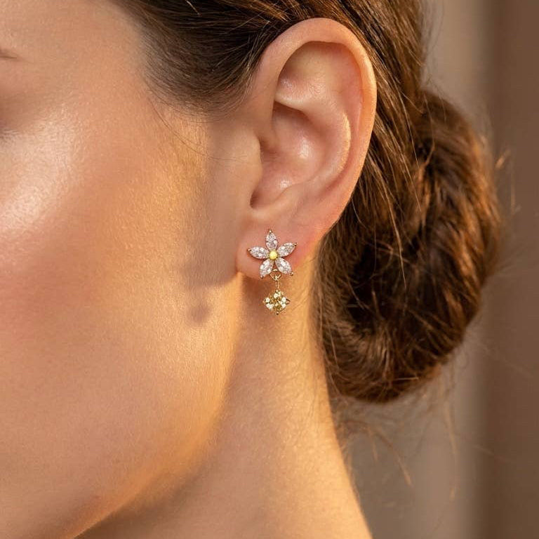 Flower Ohrringe | 18K vergoldet