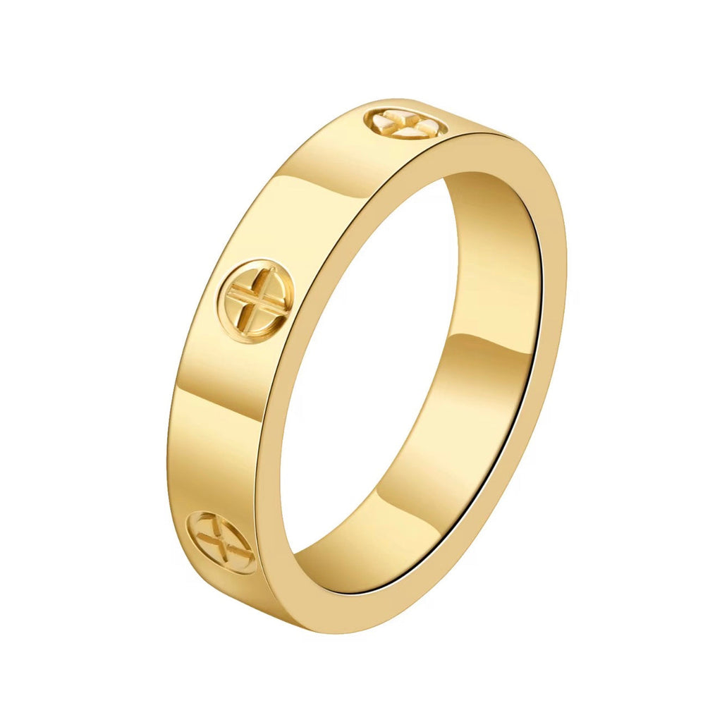 Plus Ring | 18K vergoldet