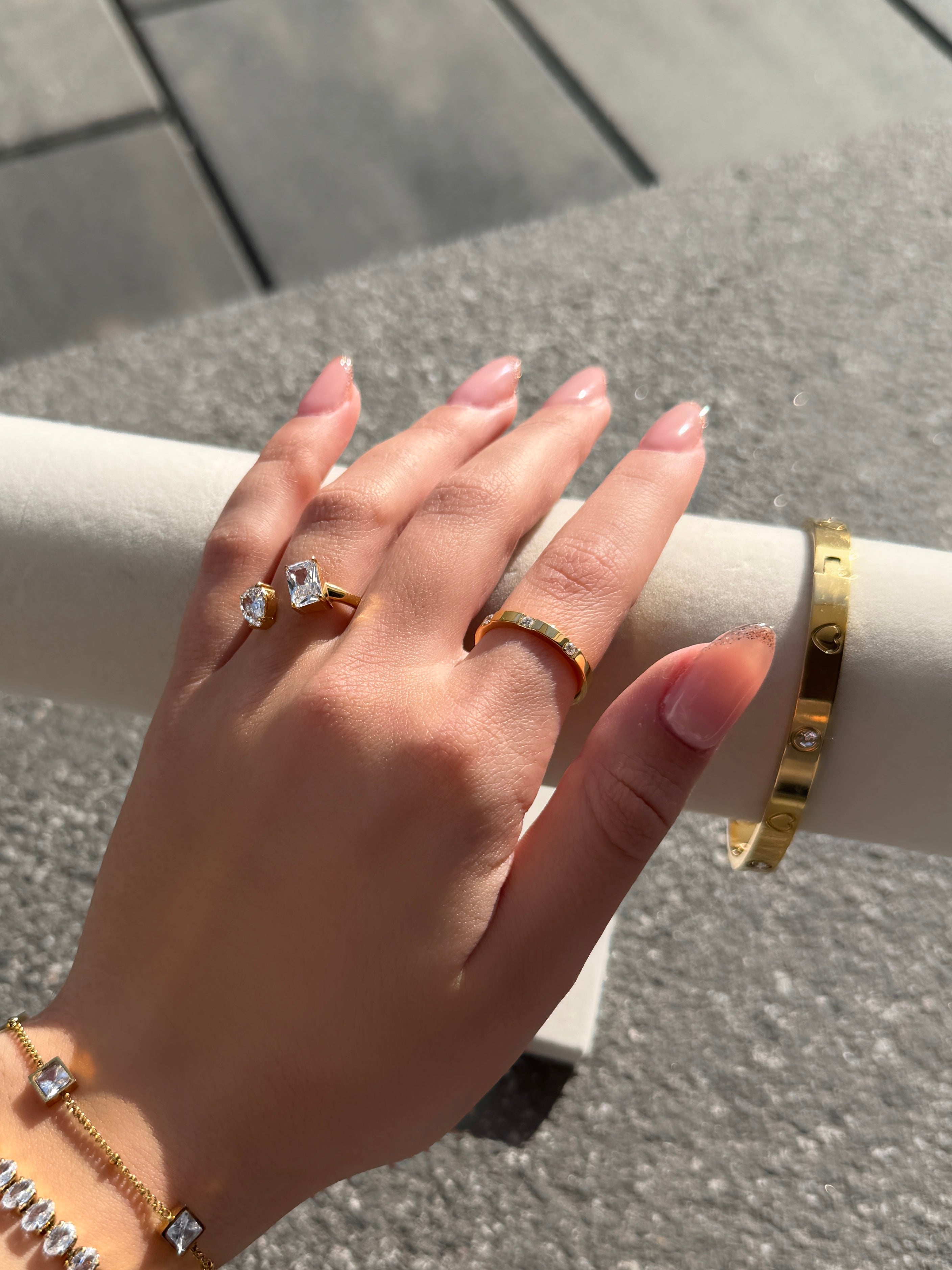 Glint Ring | 18K vergoldet