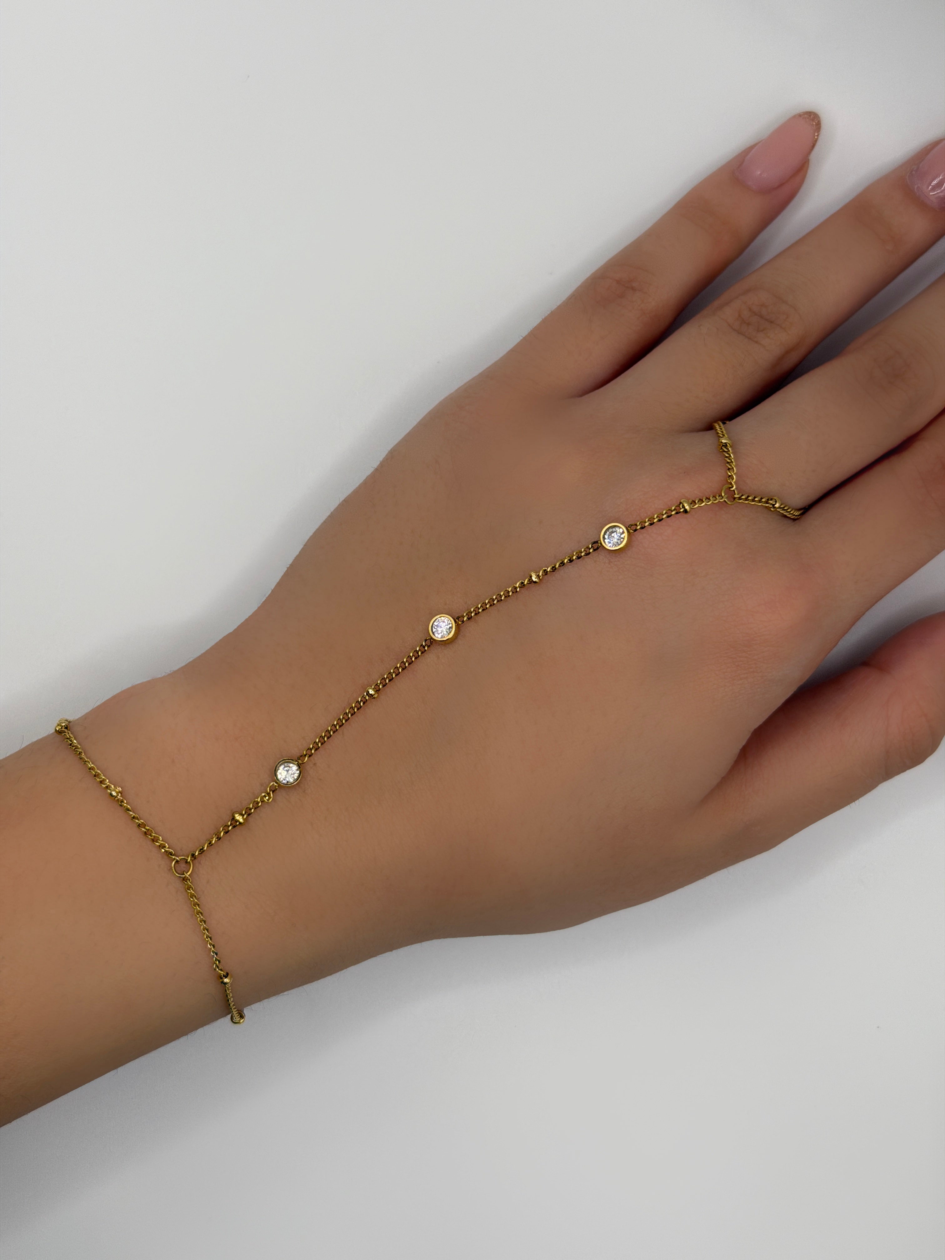 Handkette | 18K vergoldet