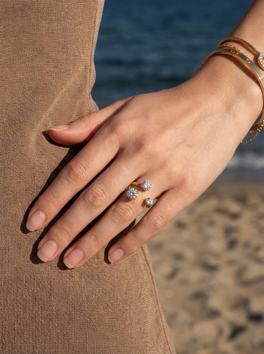 Star Ring | 18K vergoldet