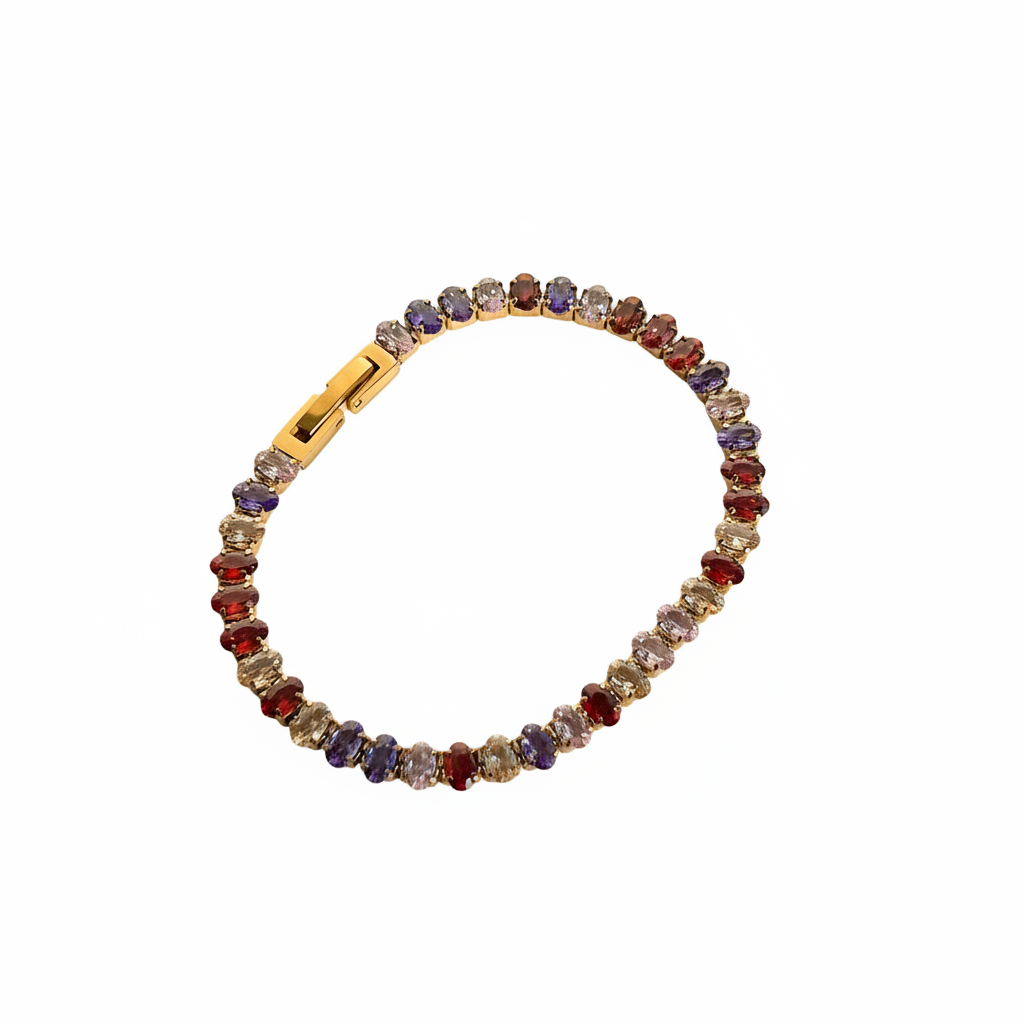 Armkette Sunset 18K vergoldet wasserfester Goldschmuck