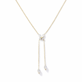 Butterfly Halskette 18K vergoldet wasserfest