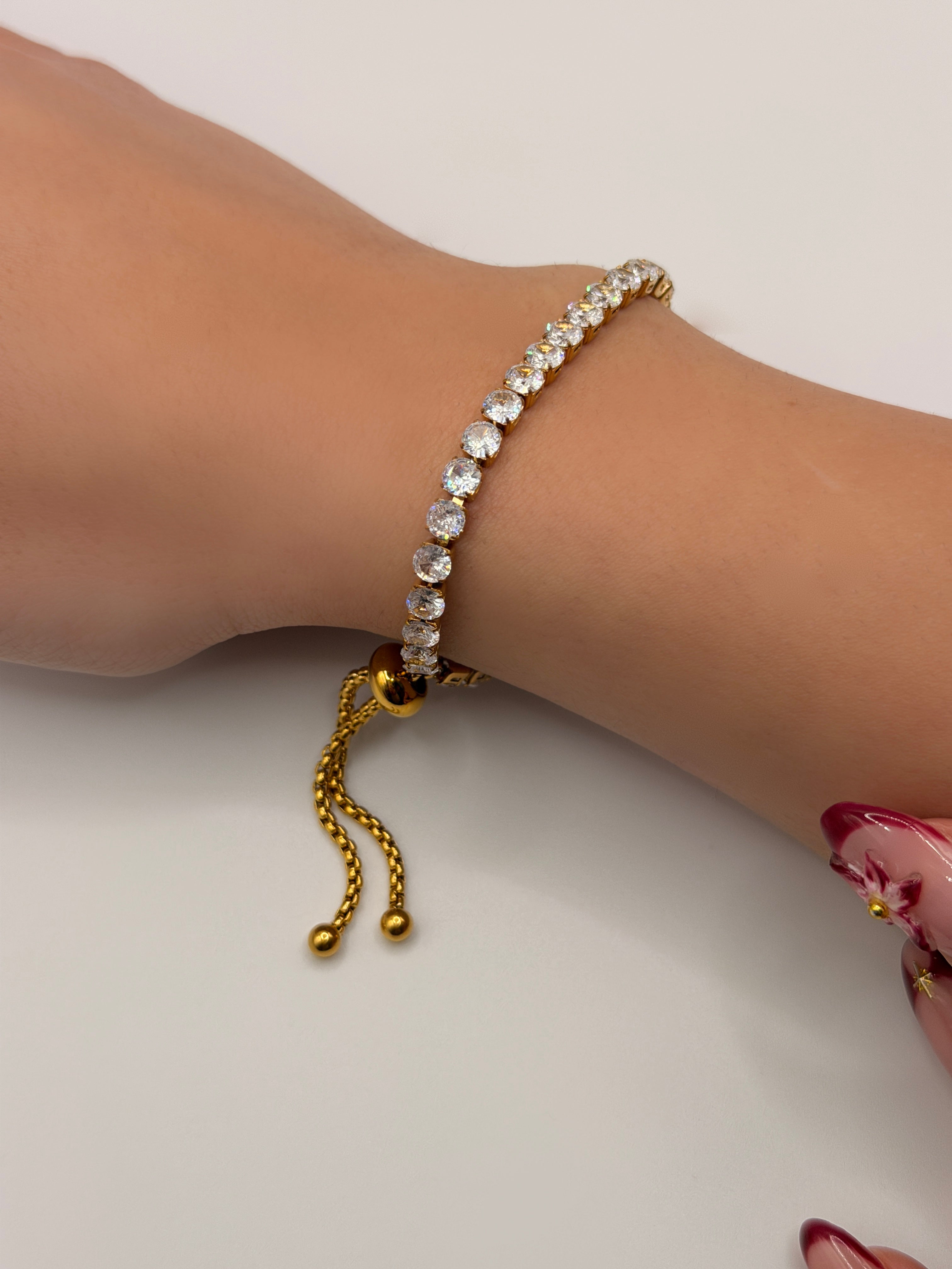 Tennis Armband | 18K vergoldet