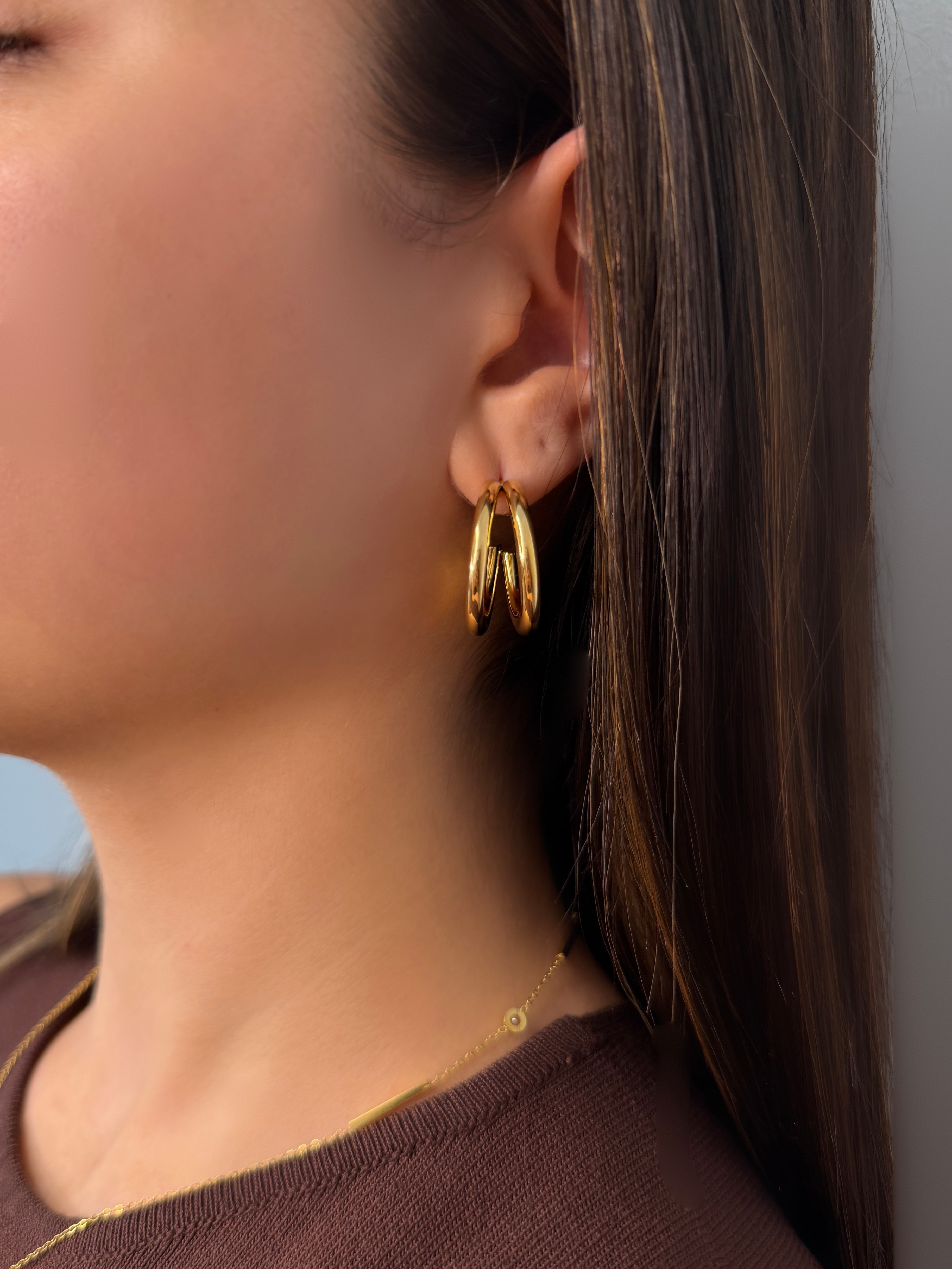 Nara Ohrringe | 18K vergoldet
