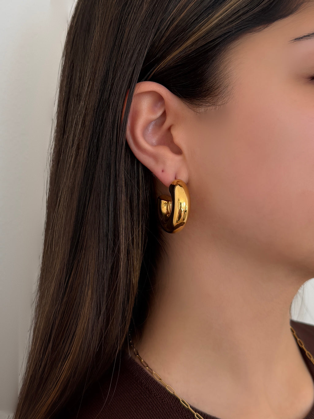 Moon Ohrringe | 18K vergoldet