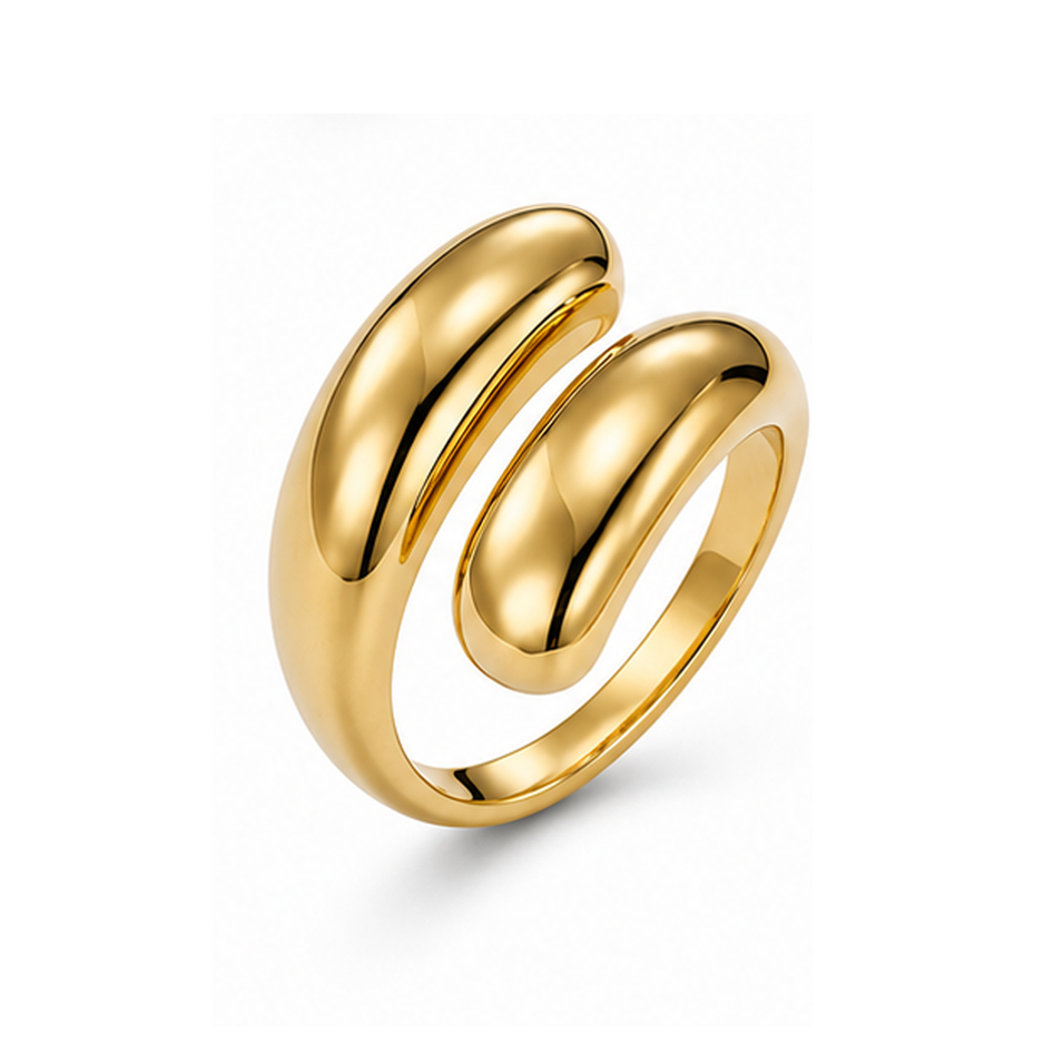 Wave Ring | 18K vergoldet