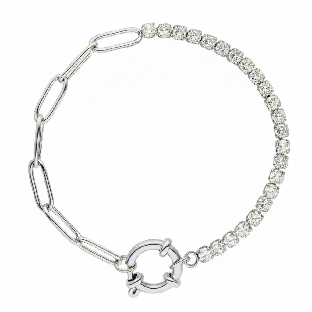 Tennis Dual Armband | 18K vergoldet