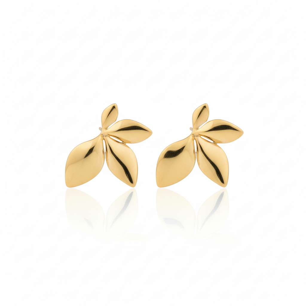 Blatt-Ohrringe Produktbild