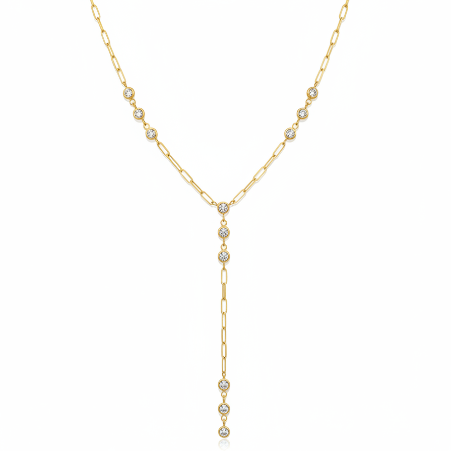 Gold Y-Kette Produktfoto