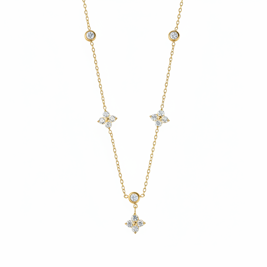 Goldkette quadratisch